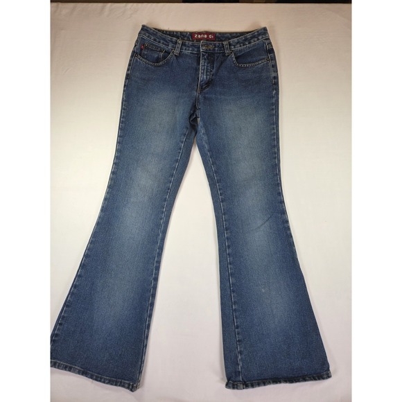 Zana Di Denim - Y2K Vintage Zana Di Women's Medium Wash Flare LOW RISE